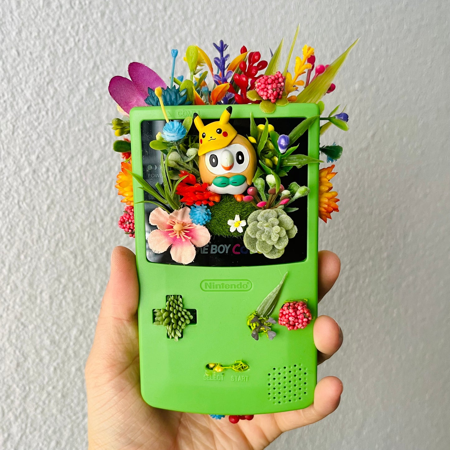 Rowlet Gameboy Terrarium