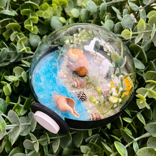 Bibarel Pokeball Terrarium