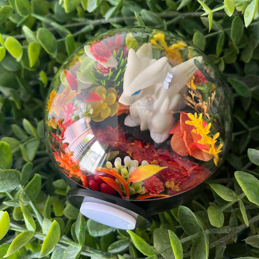 Reshiram Pokeball Terrarium