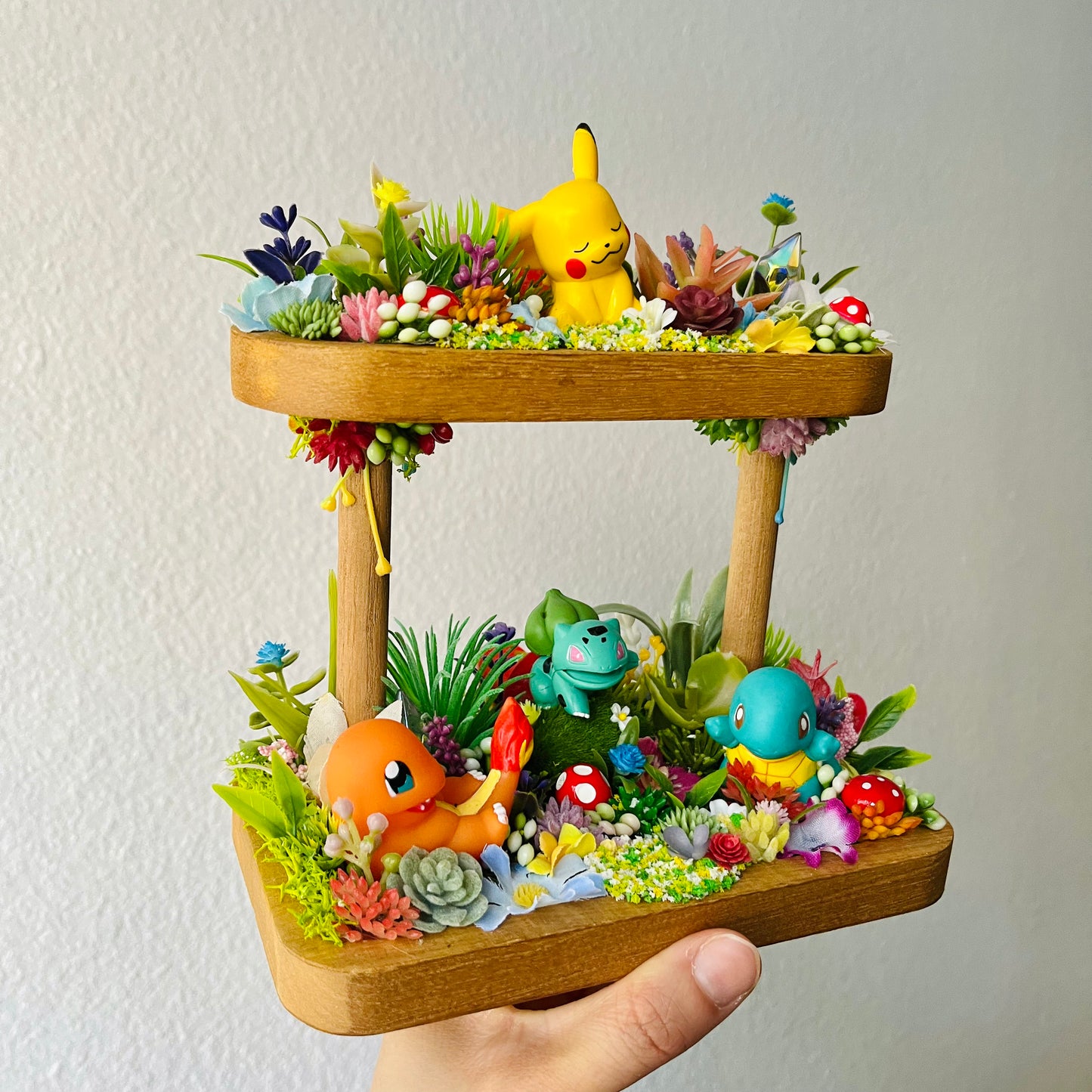 Kanto Starters Terrarium