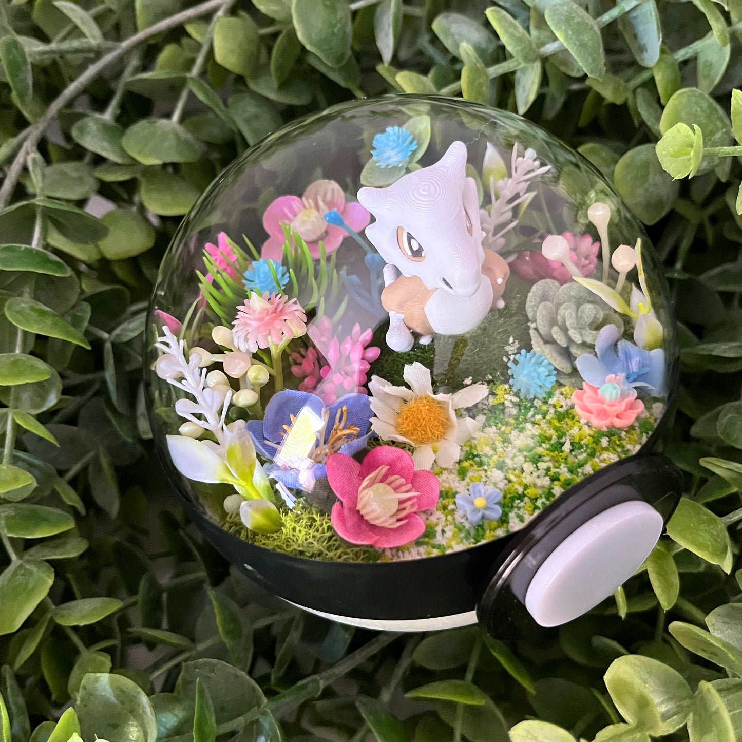 Cubone Pokeball Terrarium