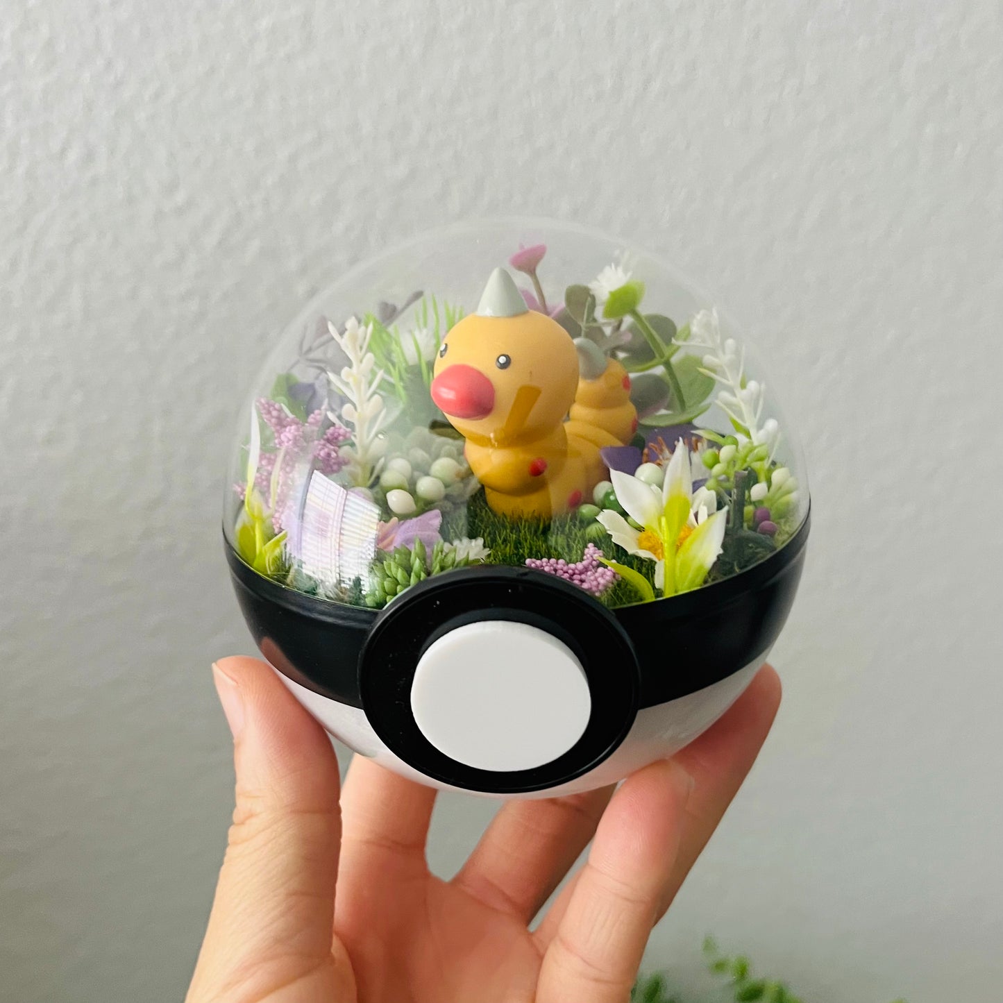 Weedle Pokeball Terrarium