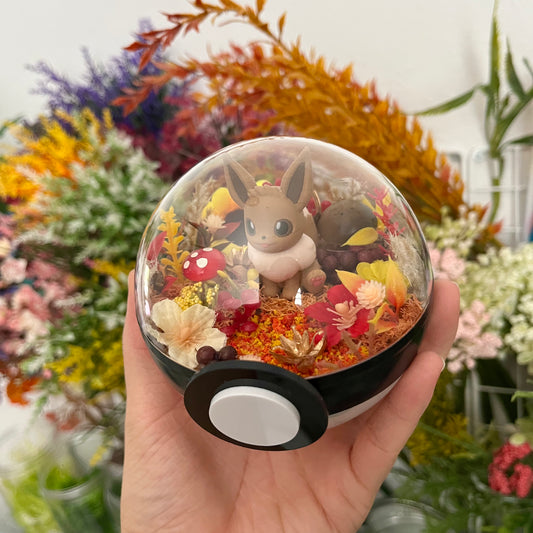 Eevee Pokeball Terrarium