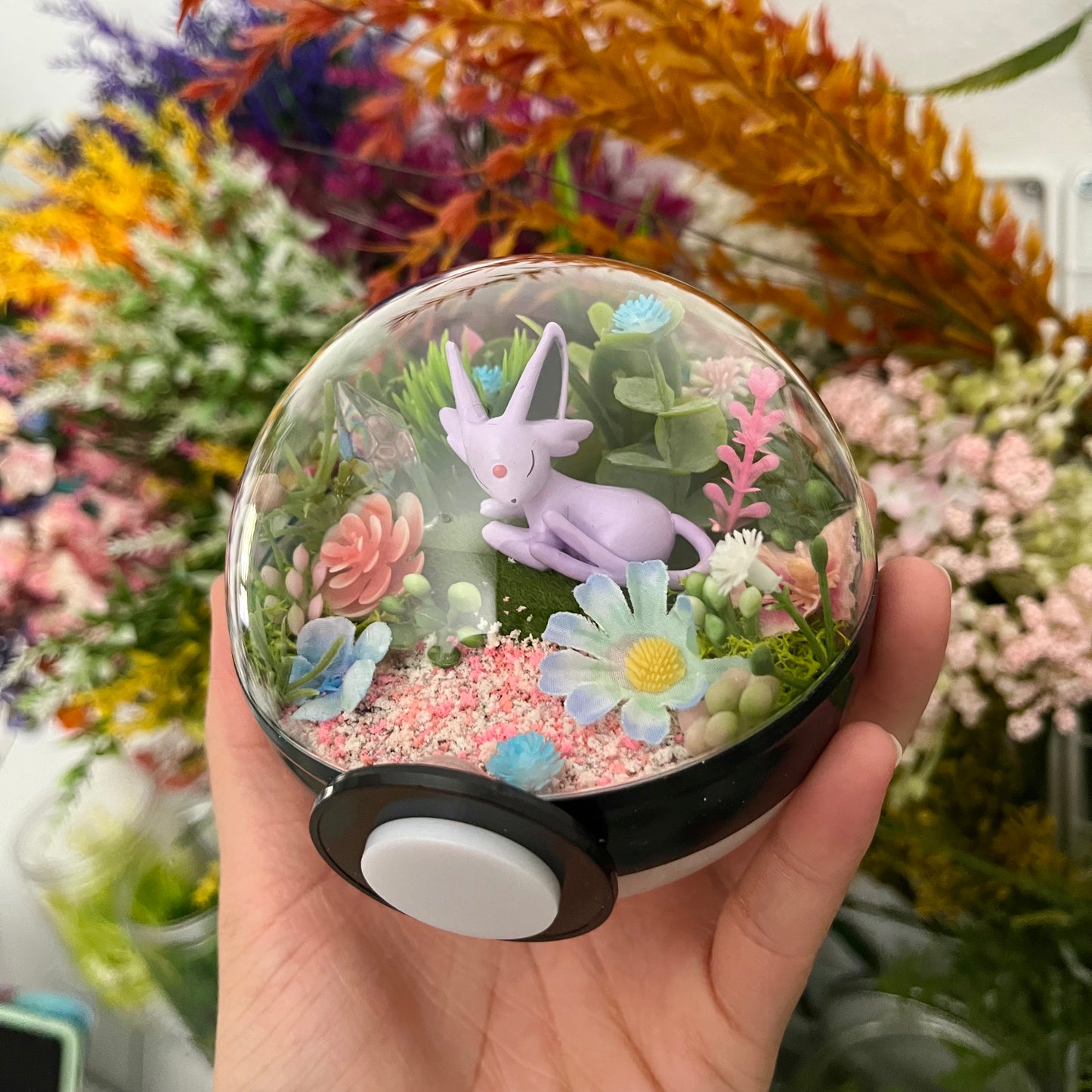 Espeon Pokeball Terrarium