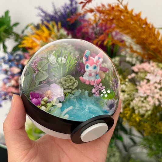 Sylveon Pokeball Terrarium