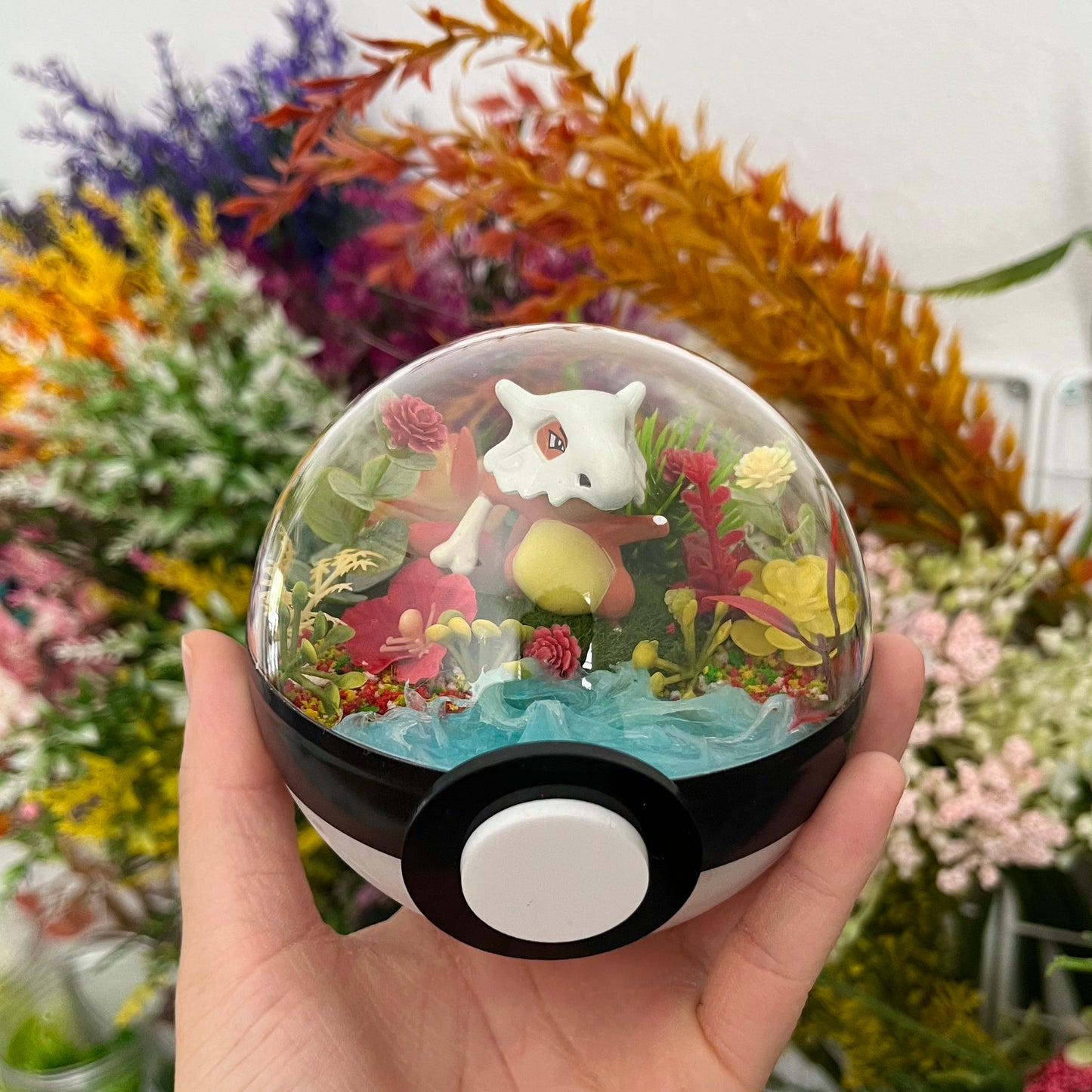 Cubone Pokeball Terrarium