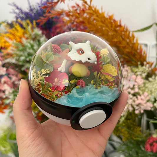 Cubone Pokeball Terrarium