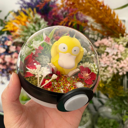 Psyduck Pokeball Terrarium