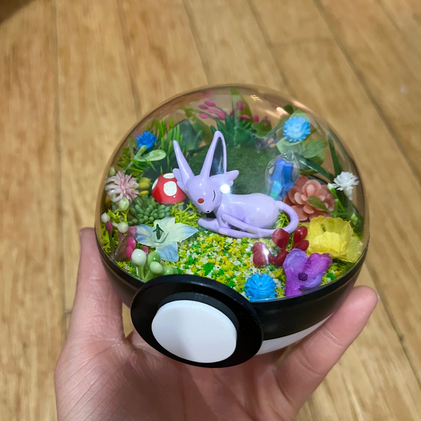 Espeon Pokeball Terrarium