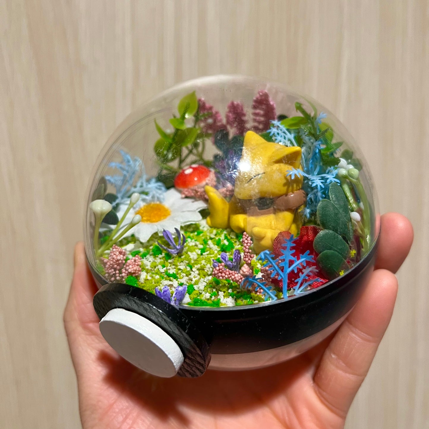 Abra Springtime Pokeball Terrarium *discount for older design*