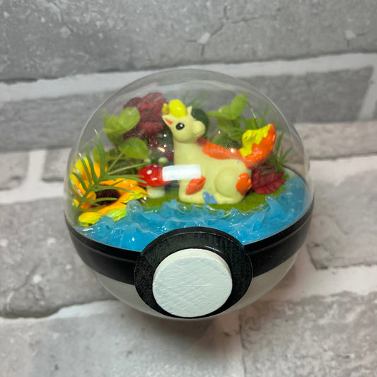 Ponyta Pokeball Terrarium (discount for older design)