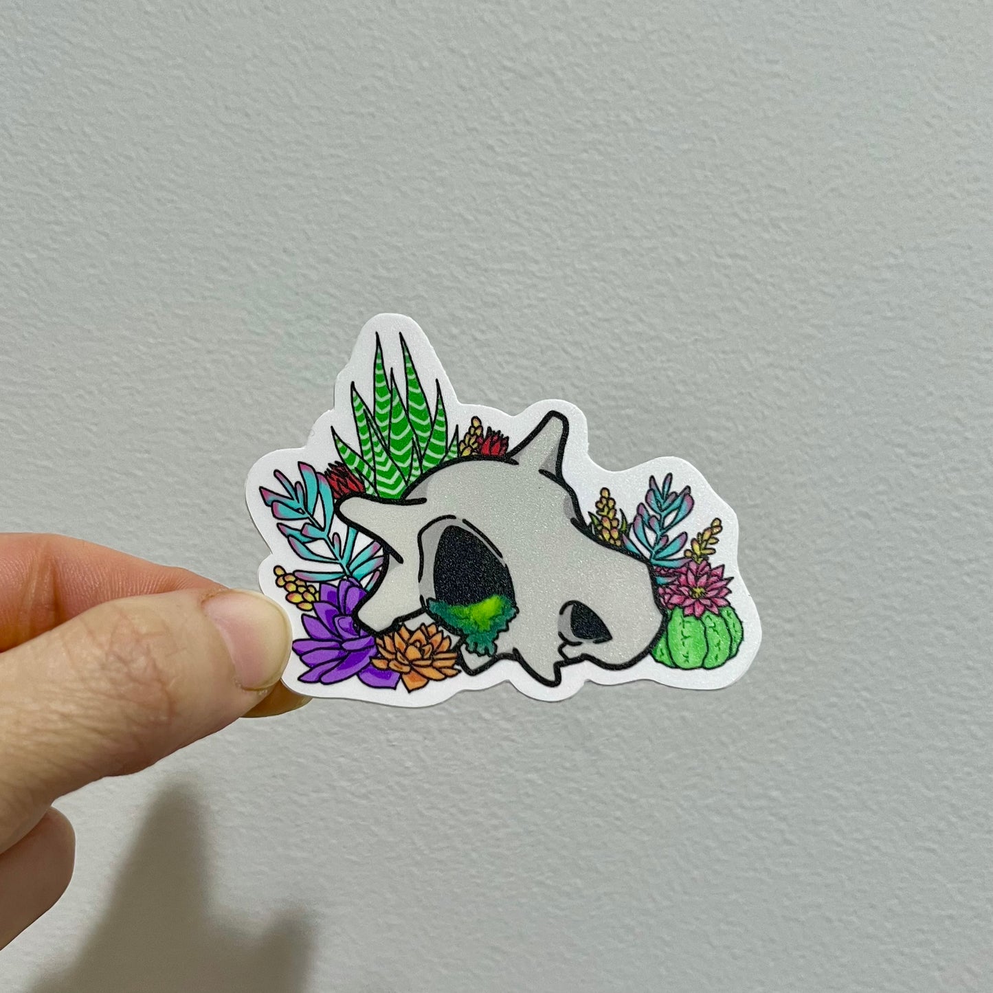 Cubone Skull Sticker