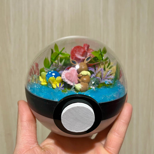 Eevee Riverside Pokeball Terrarium *discount for older design*