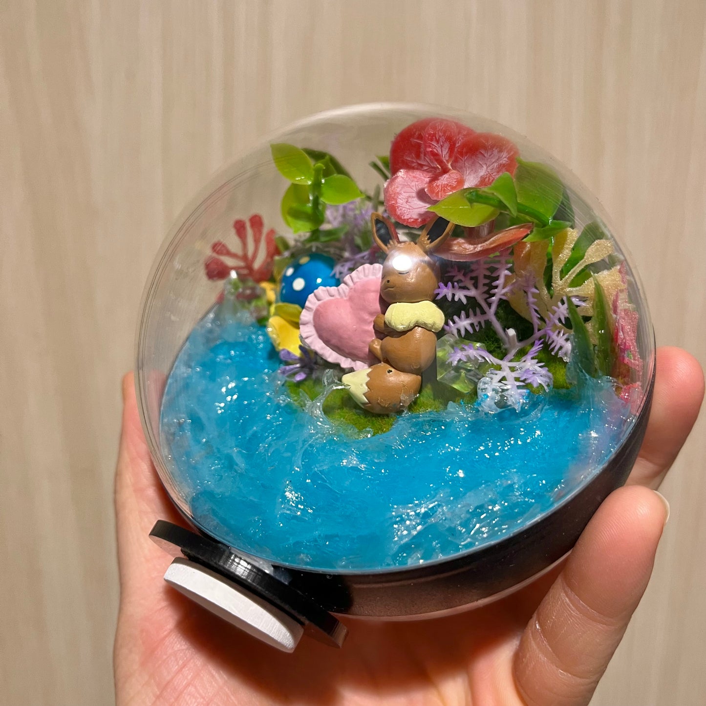 Eevee Riverside Pokeball Terrarium *discount for older design*