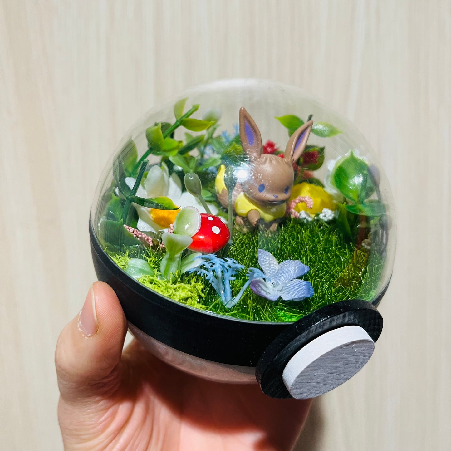 Ditto Eevee Pokeball Terrarium *discount for older design*