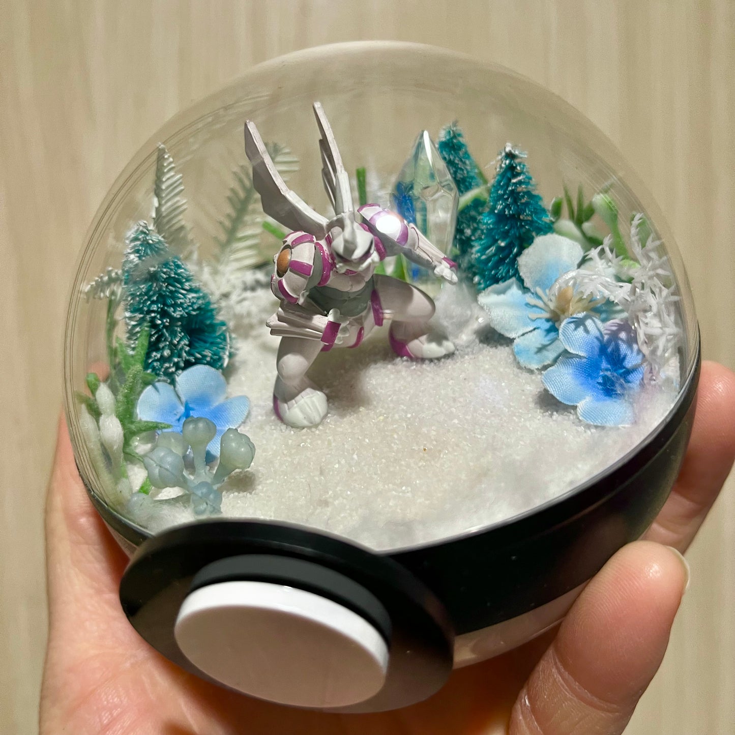 Palkia Winter Pokeball Terrarium