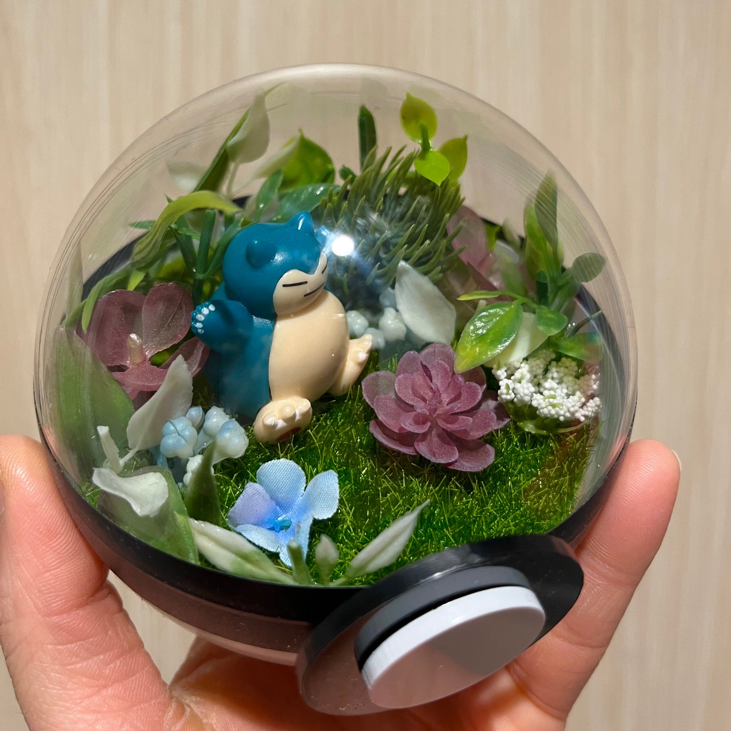 Snorlax Pokeball Terrarium *discount for flaw*