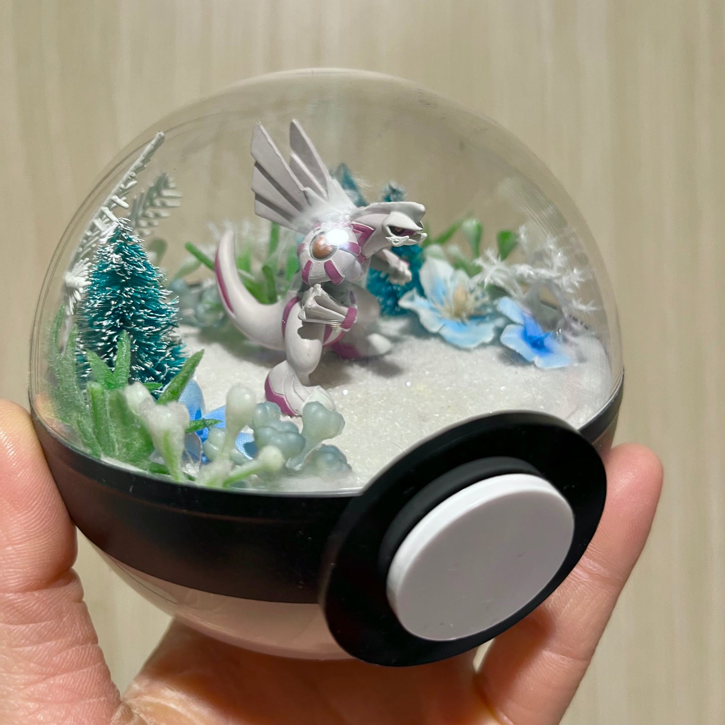 Palkia Winter Pokeball Terrarium