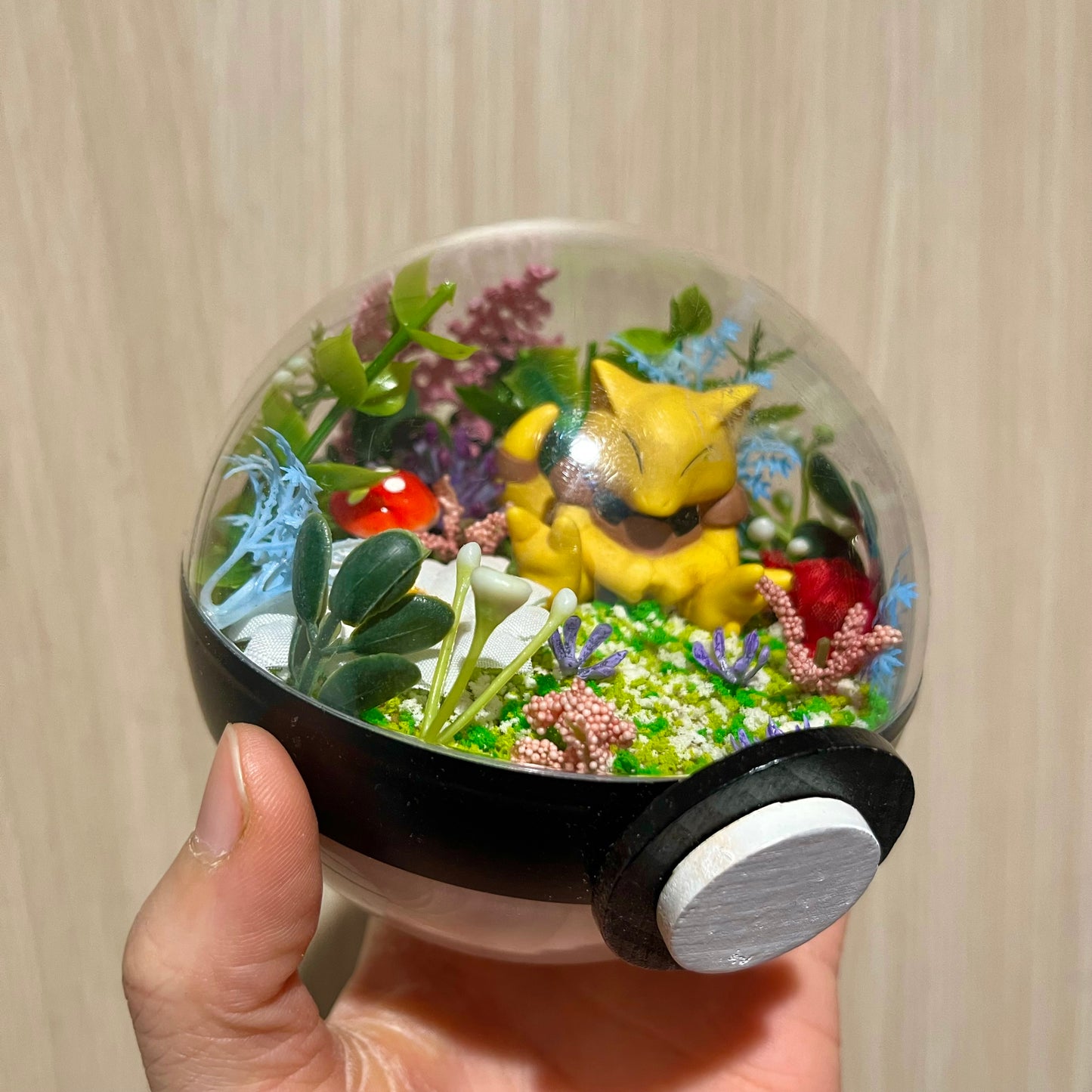 Abra Springtime Pokeball Terrarium *discount for older design*