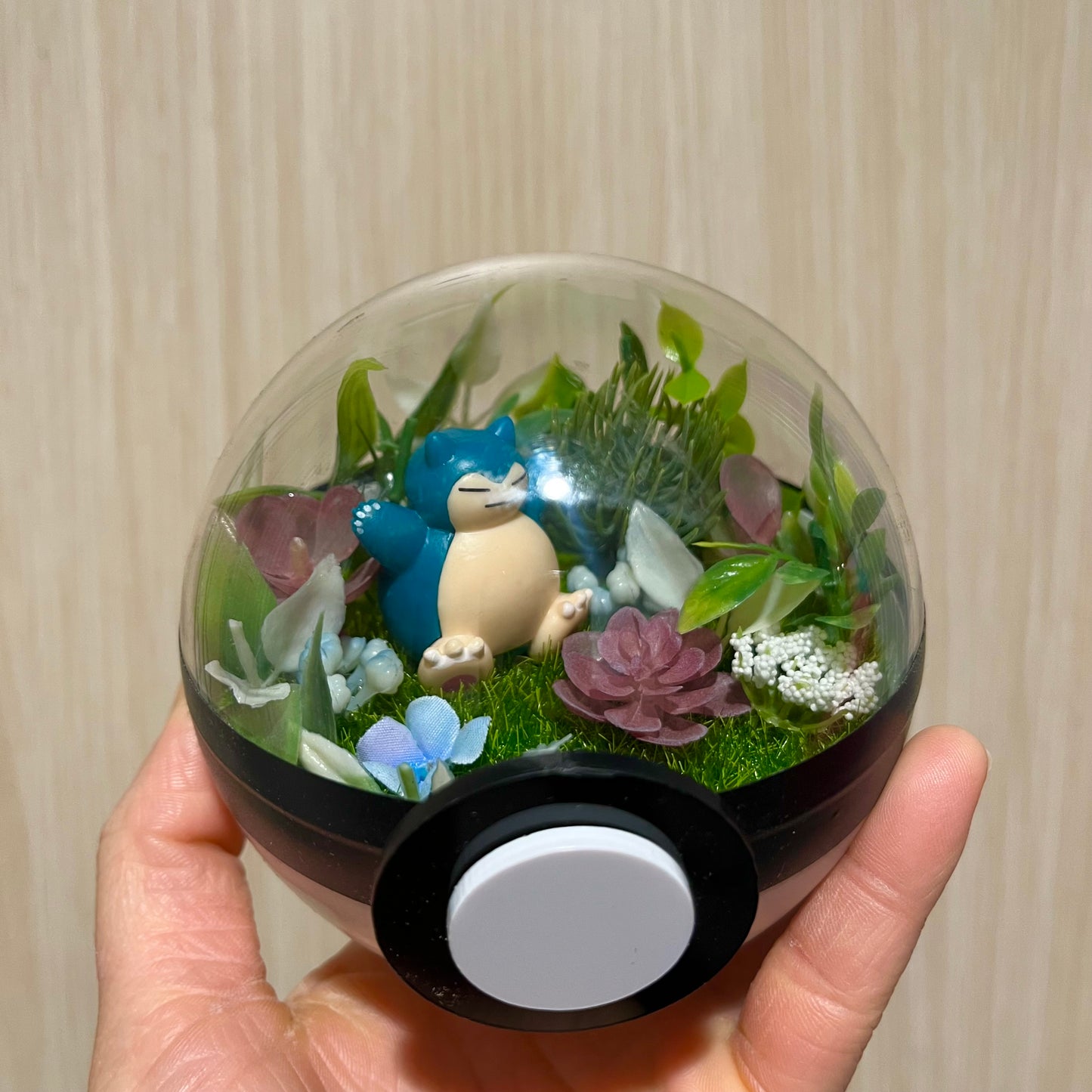 Snorlax Pokeball Terrarium *discount for flaw*