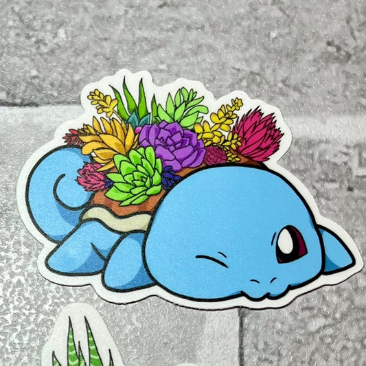 Squirtle Succulents Sticker