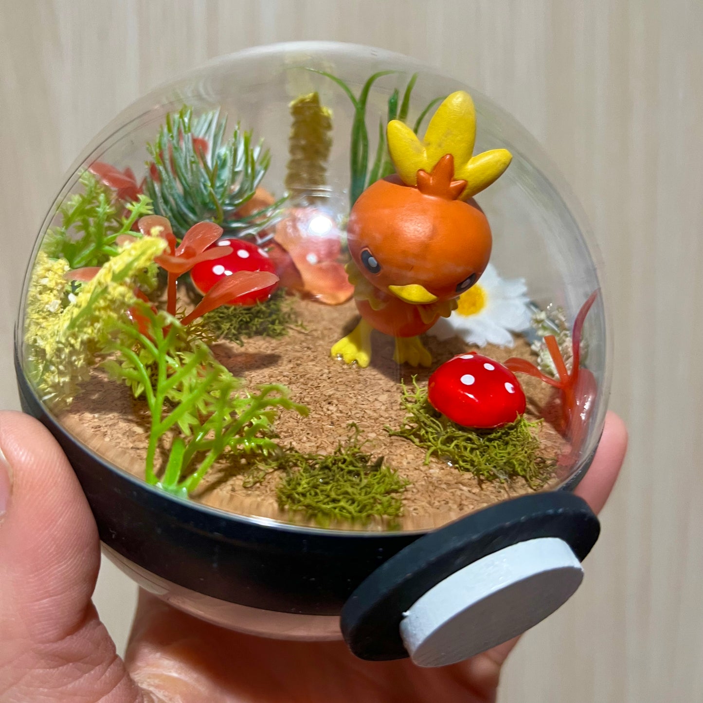 Torchic Pokeball Terrarium *discount for older design*