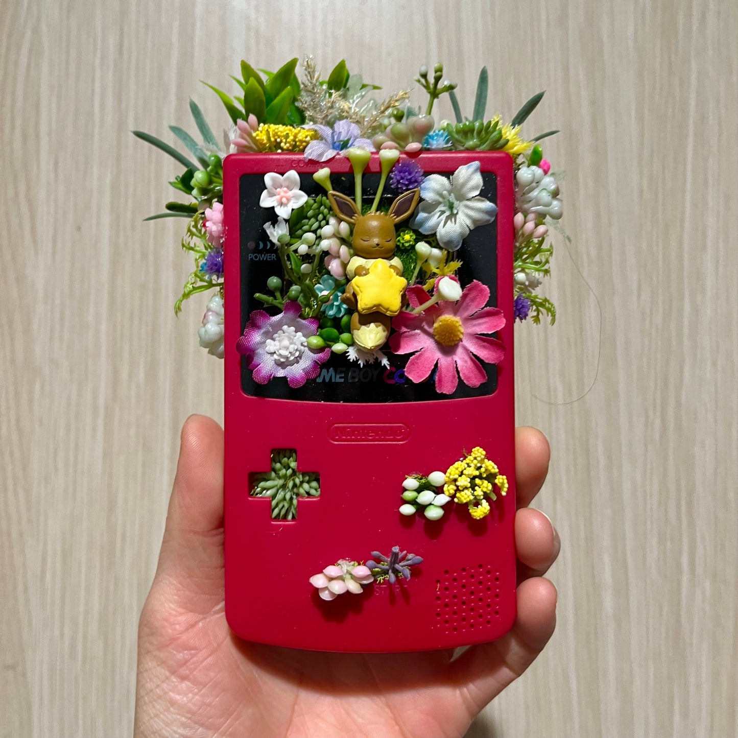 Eevee Gameboy Color Terrarium