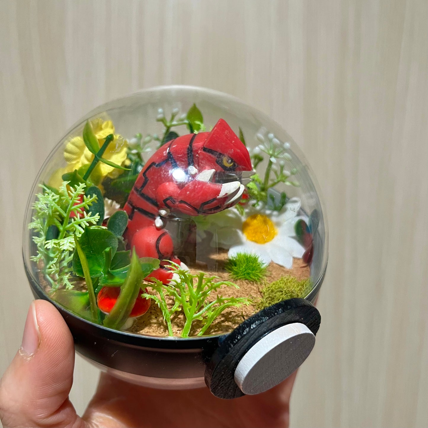 Groudon Pokeball Terrarium *discount for older design*