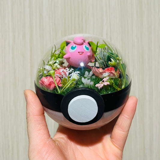 Jigglypuff Pokeball Terrarium *discount for older design*