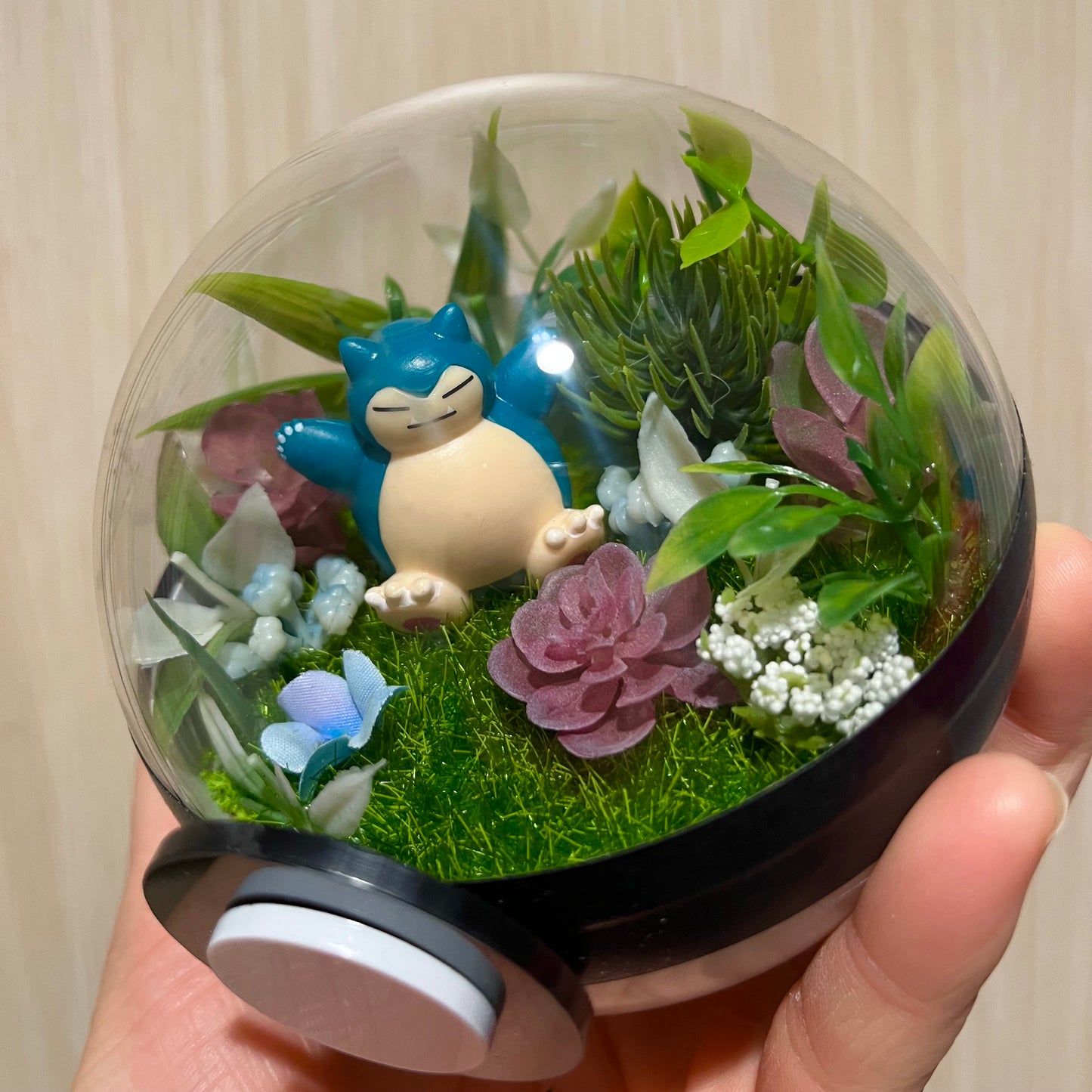 Snorlax Pokeball Terrarium *discount for flaw*