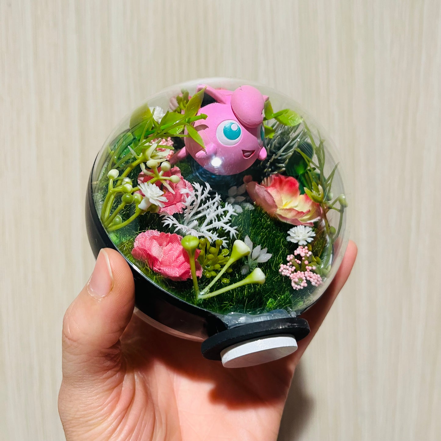 Jigglypuff Pokeball Terrarium *discount for older design*