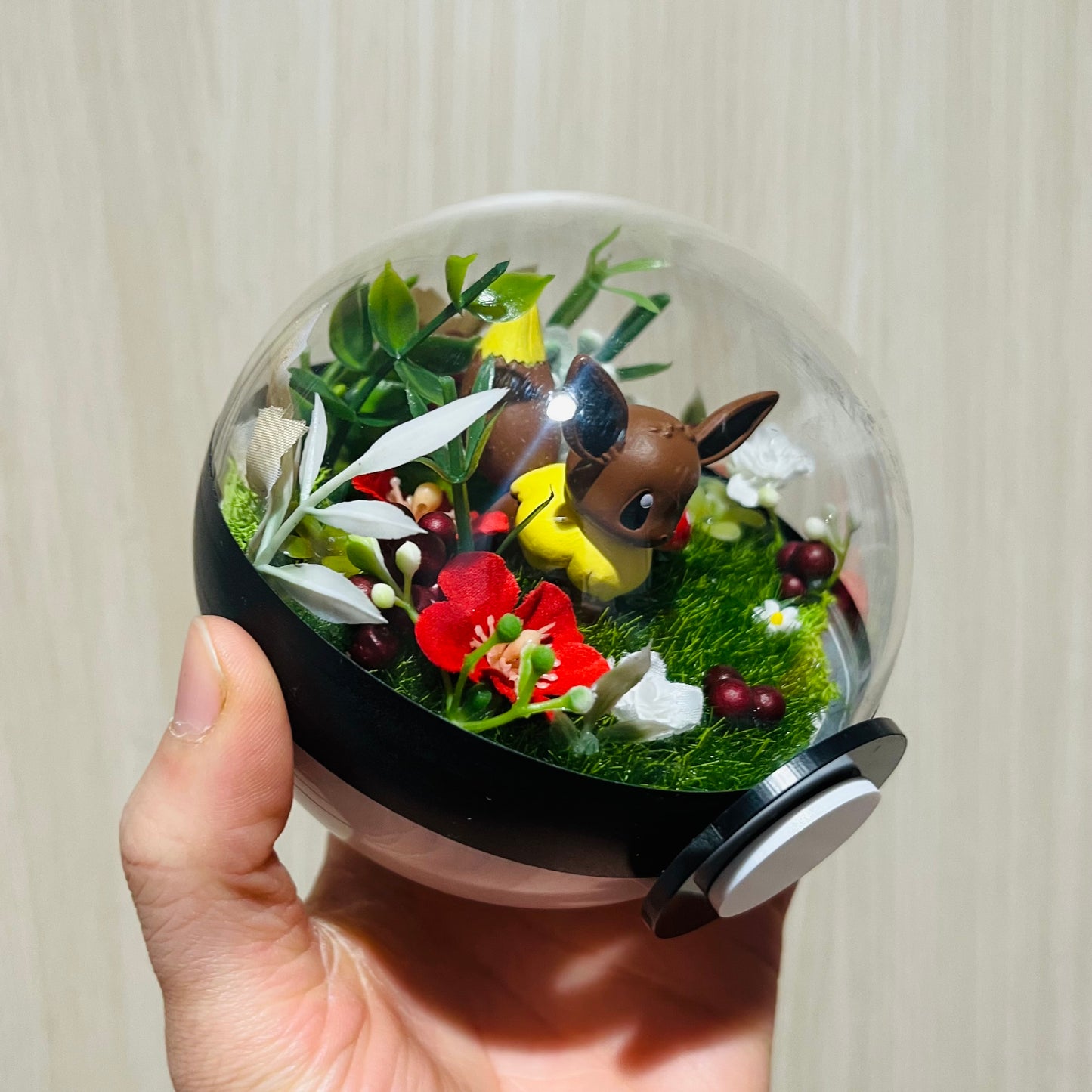 Eevee Garden Pokeball Terrarium