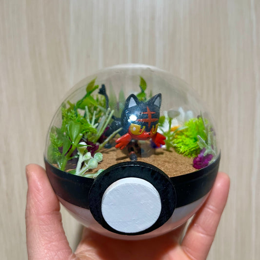 Litten Pokeball Terrarium *discount for older design*