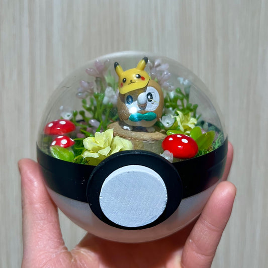 Rowlet Forest Pokeball Terrarium *discount for older design*