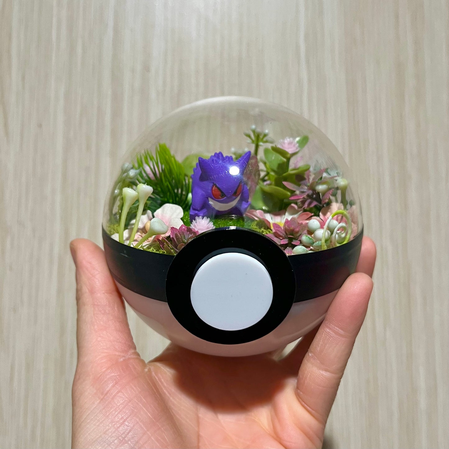 Baby Gengar Garden Pokeball Terrarium