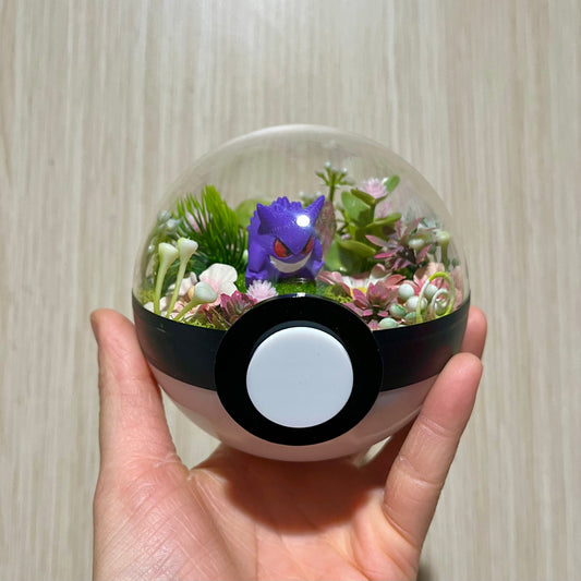 Baby Gengar Garden Pokeball Terrarium