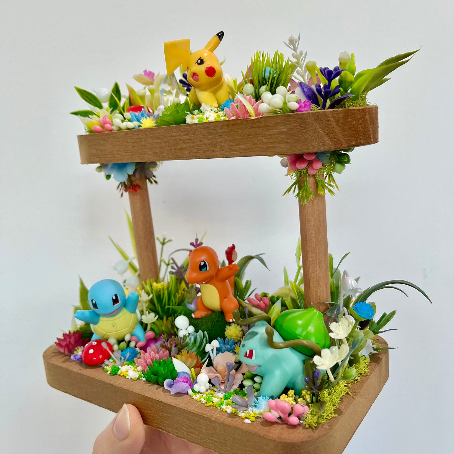 Kanto Starters Terrarium Display