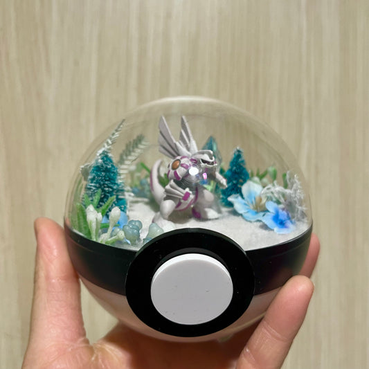 Palkia Winter Pokeball Terrarium