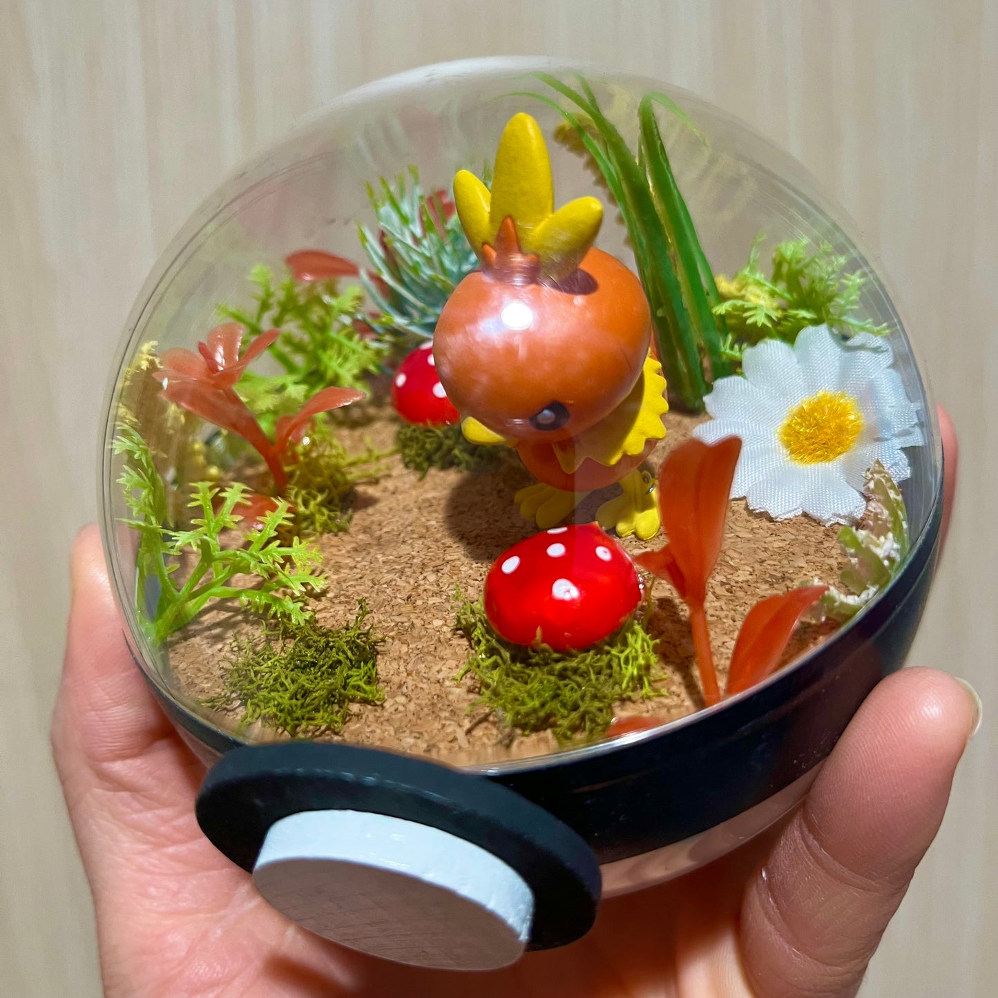 Torchic Pokeball Terrarium *discount for older design*