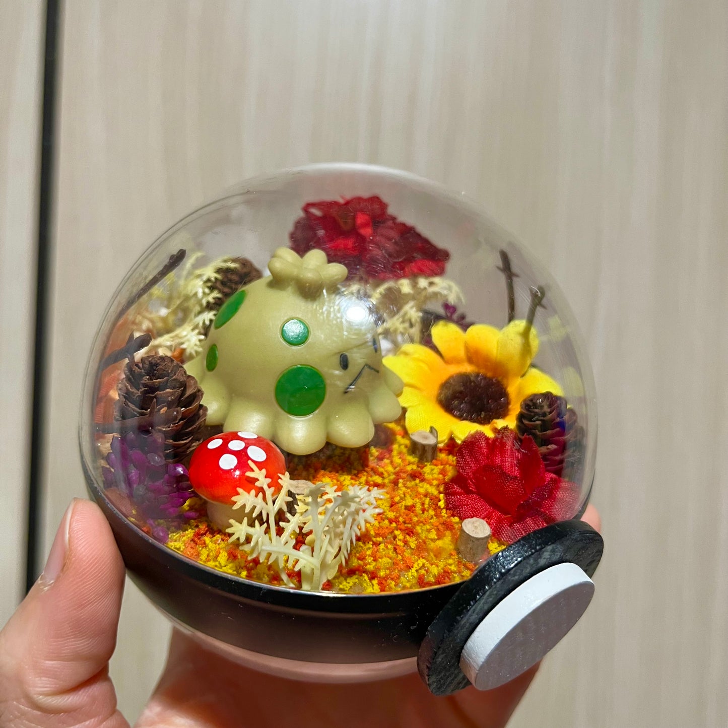 Shroomish Autumn Pokeball Terrarium *discount for older design*