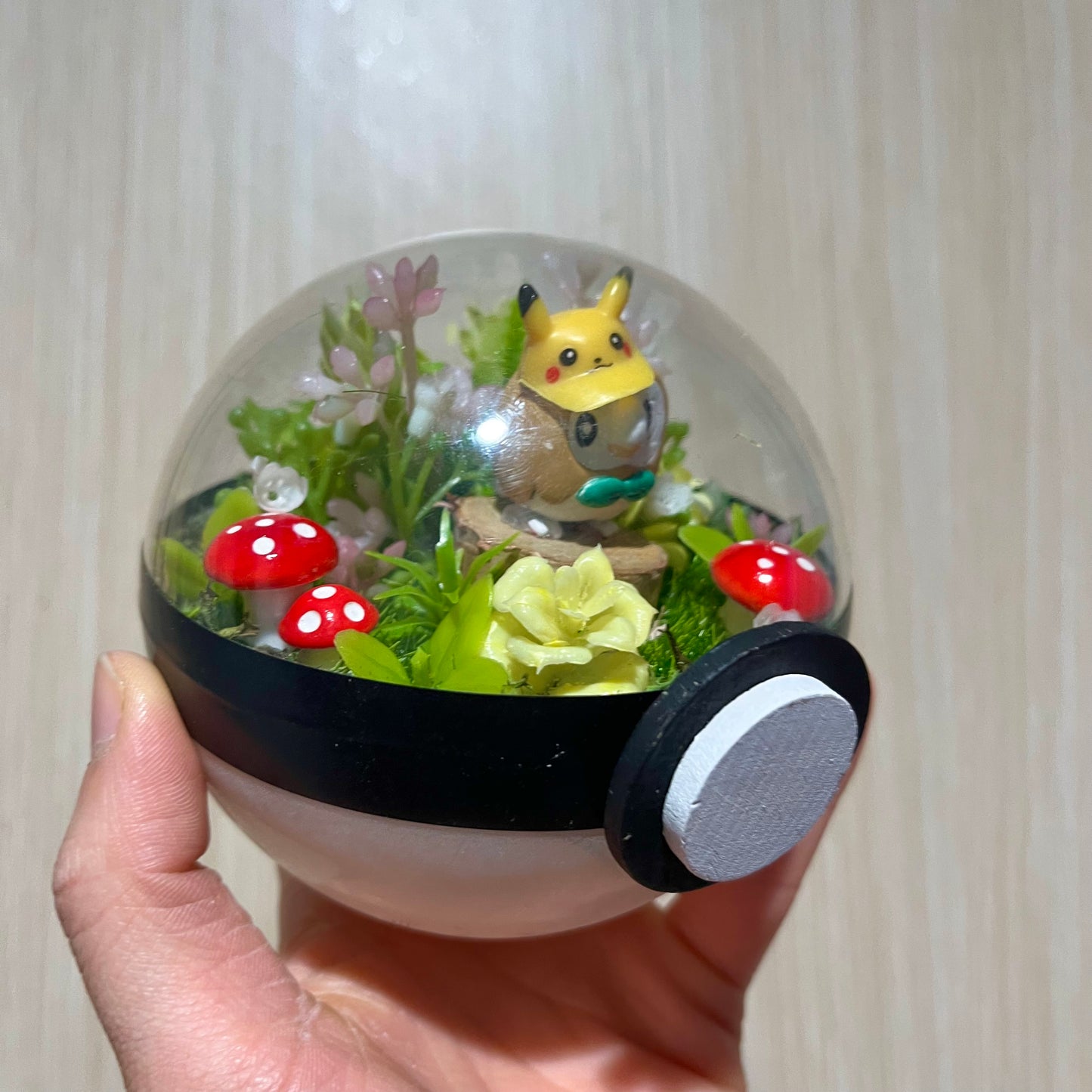 Rowlet Forest Pokeball Terrarium *discount for older design*