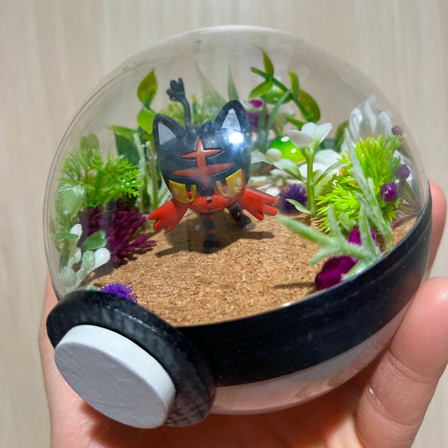 Litten Pokeball Terrarium *discount for older design*