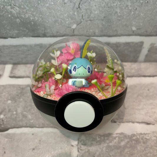 Sobble Pokeball Terrarium (discount for imperfection)