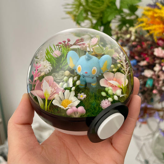 Shinx Pokeball Terrarium