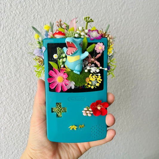 Totodile Gameboy Terrarium