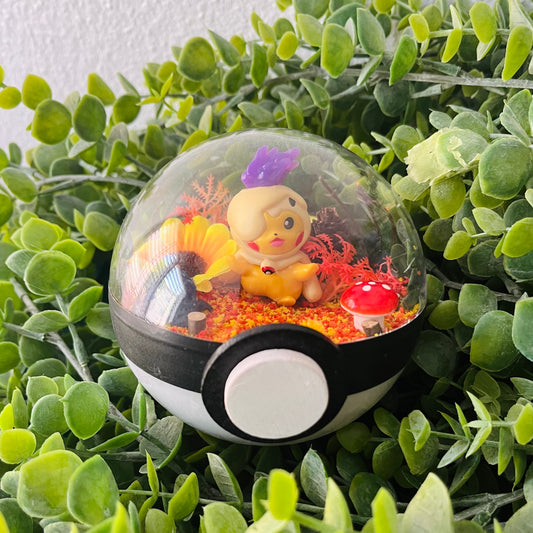Pikachu Litwick Cosplay Pokeball Terrarium