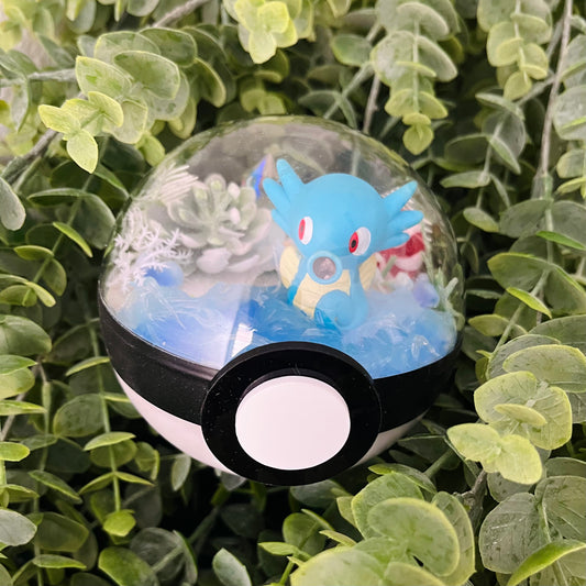 Horsea Pokeball Terrarium