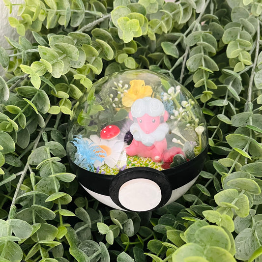 Flaaffy Pokeball Terrarium
