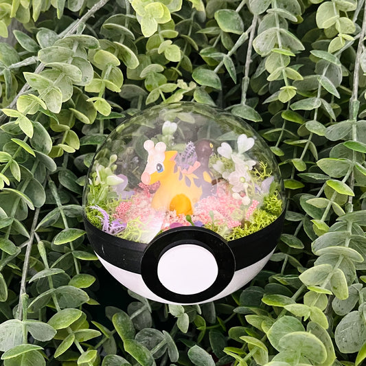 Girafarig Pokeball Terrarium