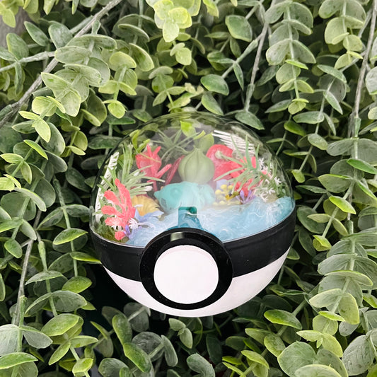 Bulbasaur Pokeball Terrarium